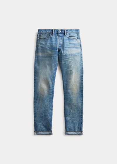 Pánské Džíny Ralph Lauren Low Straight Selvedge - 69572-PKFX